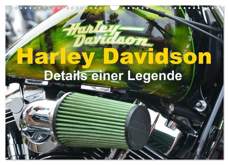 Produktbild: Harley Davidson - Details einer Legende (Wandkalender 2026 DIN A3 quer), CALVENDO Monatskalender