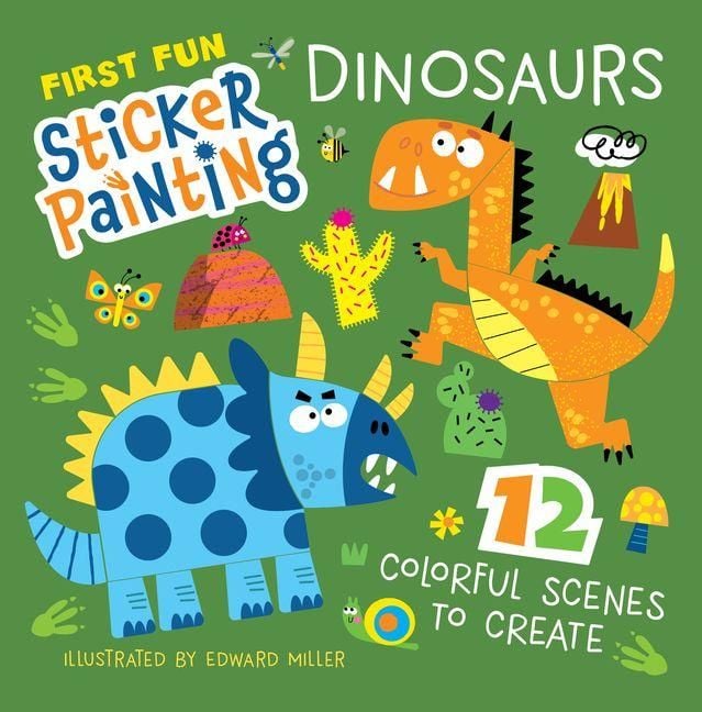 Produktbild: First Fun Sticker Painting: Dinosaurs