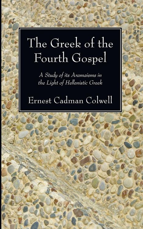 Produktbild: The Greek of the Fourth Gospel
