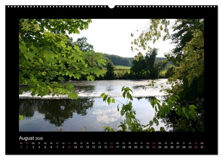 Produktbild: Impressionen vom Solinger Klingenpfad (hochwertiger Premium Wandkalender 2026 DIN A2 quer), Kunstdruck in Hochglanz