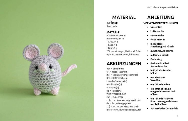 Produktbild: Cozy Crochet &ndash; Deine Amigurumi-H&auml;kelbox: Maus