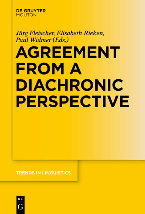 Produktbild: Agreement from a Diachronic Perspective