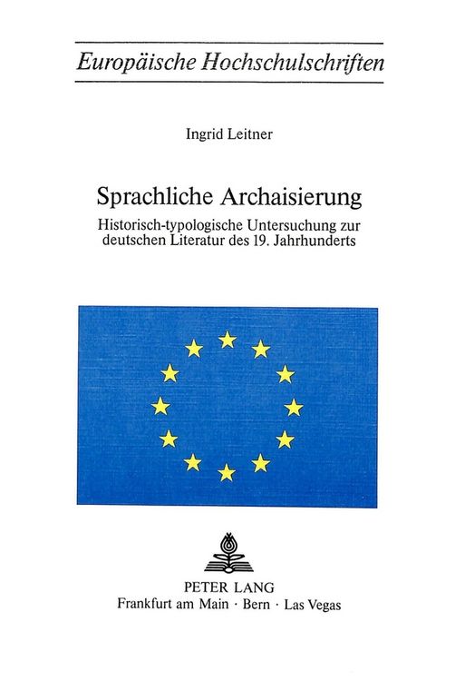 Produktbild: Sprachliche Archaisierung