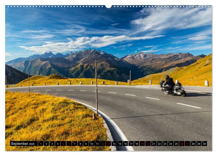 Produktbild: Am Gro&szlig;glockner. Berge, Stra&szlig;e, Natur (hochwertiger Premium Wandkalender 2026 DIN A2 quer), Kunstdruck in Hochglanz