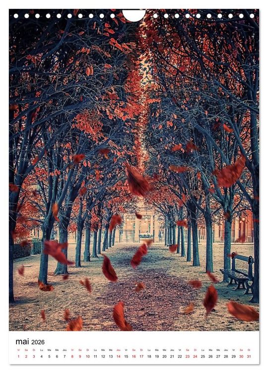 Produktbild: Visite de Paris (Calendrier mural 2026 DIN A4 horizontal), CALVENDO calendrier mensuel