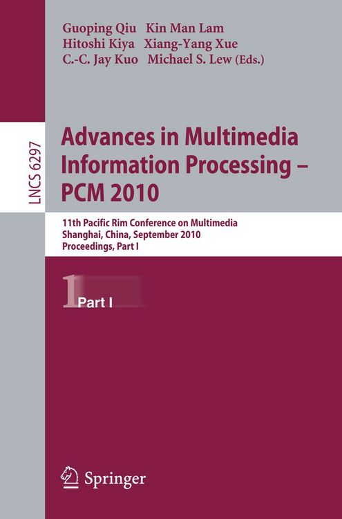Produktbild: Advances in Multimedia Information Processing -- PCM 2010, Part I