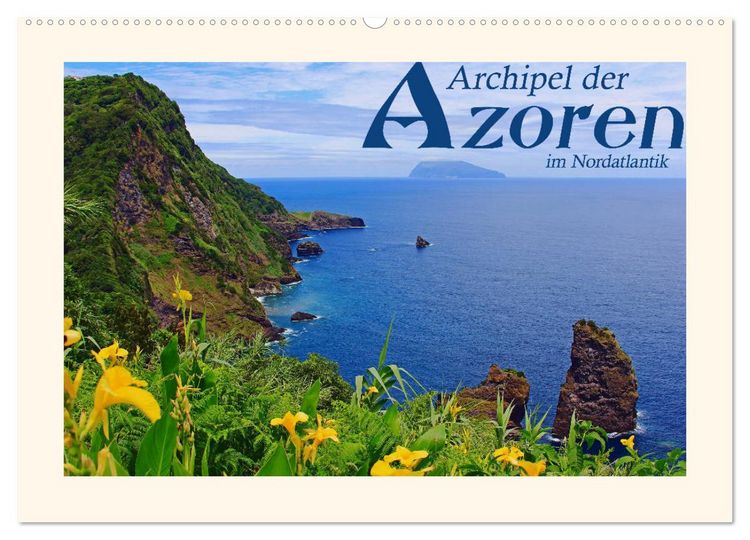 Produktbild: Archipel der Azoren im Nordatlantik (Wandkalender 2026 DIN A2 quer), CALVENDO Monatskalender