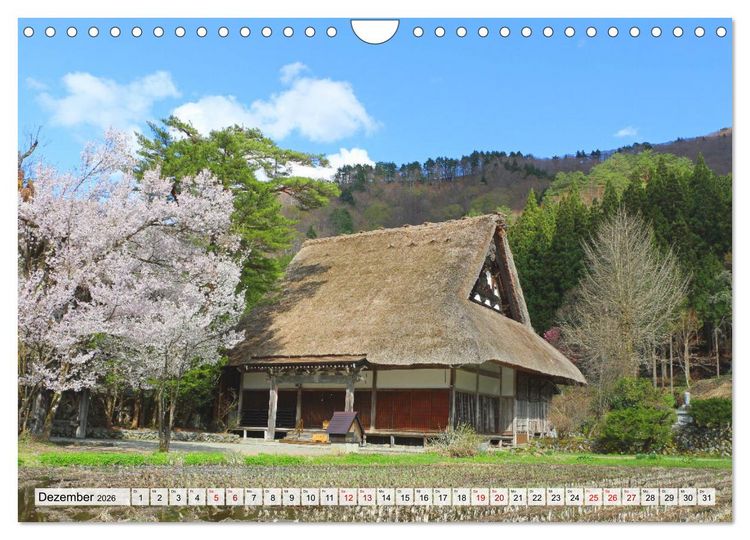 Produktbild: Japan das Land der aufgehenden Sonne (Wandkalender 2026 DIN A4 quer), CALVENDO Monatskalender