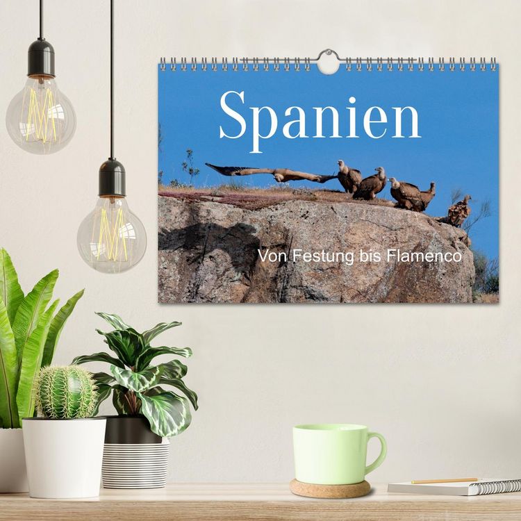 Produktbild: Von Festung bis Flamenco (Wandkalender 2026 DIN A4 quer), CALVENDO Monatskalender