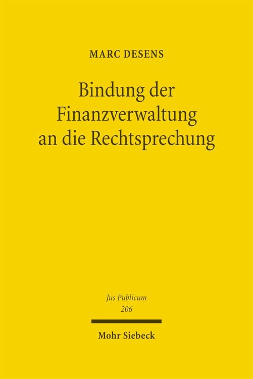 Produktbild: Bindung der Finanzverwaltung an die Rechtsprechung
