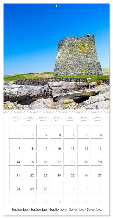 Produktbild: Prehistoric Sites of Northern Scotland (Wall Calendar 2026 12 &times; 12 Inch) CALVENDO 12 Month Wall Calendar