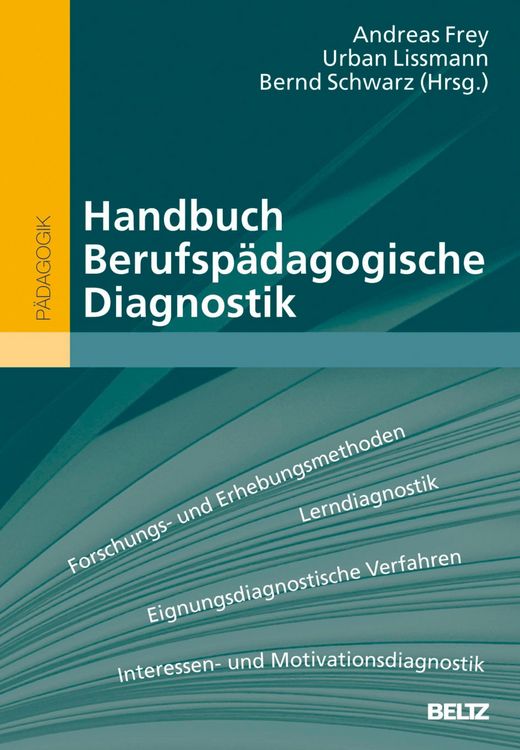 Produktbild: Handbuch Berufsp&auml;dagogische Diagnostik
