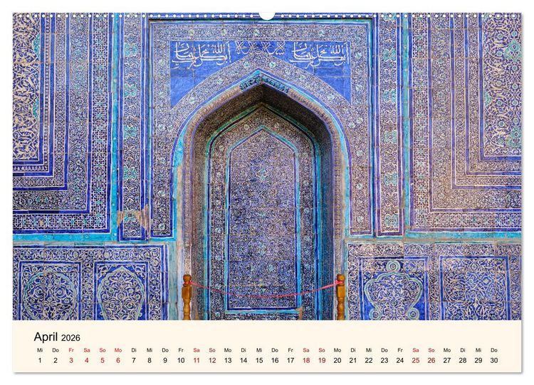 Produktbild: Zentralasien - Entlang der alten Seidenstra&szlig;e (hochwertiger Premium Wandkalender 2026 DIN A2 quer), Kunstdruck in Hochglanz