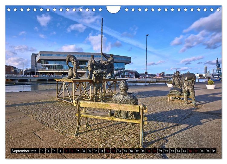 Produktbild: AARHUS, die kleinste Gro&szlig;stadt der Welt (Wandkalender 2026 DIN A4 quer), CALVENDO Monatskalender