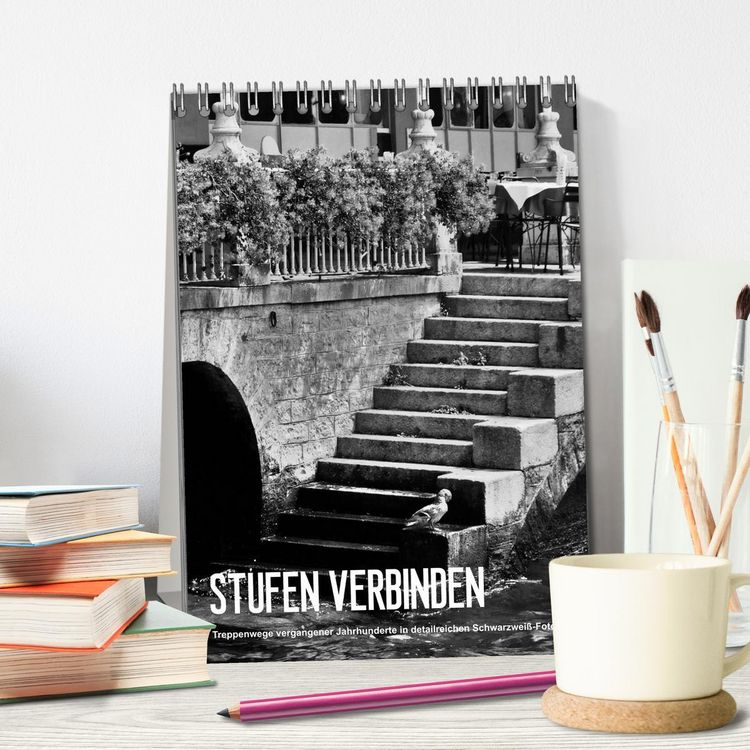 Produktbild: STUFEN VERBINDEN (Tischkalender 2026 DIN A5 hoch), CALVENDO Monatskalender