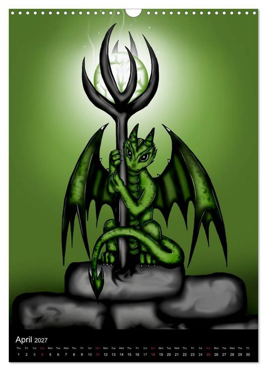 Produktbild: Dragons (Wall Calendar 2027 DIN A3 portrait), CALVENDO 12 Month Wall Calendar