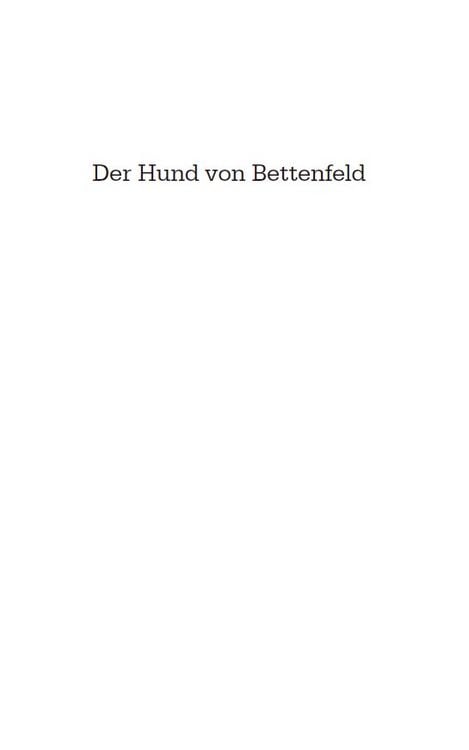 Produktbild: Der Hund von Bettenfeld