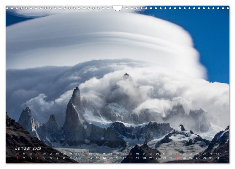 Produktbild: Faszinierende Landschaften der Welt: Traumberge und Wanderparadiese (Wandkalender 2026 DIN A3 quer), CALVENDO Monatskalender