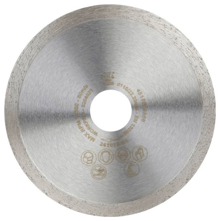 Produktbild: WorkPro GSOSCR-3 Diamanttrennscheibe 180 mm 1 St. Keramik, Porzellan, Marmor, Mauerwerk, Glas, Kalkstein, Granit, Naturstein, Sandstein