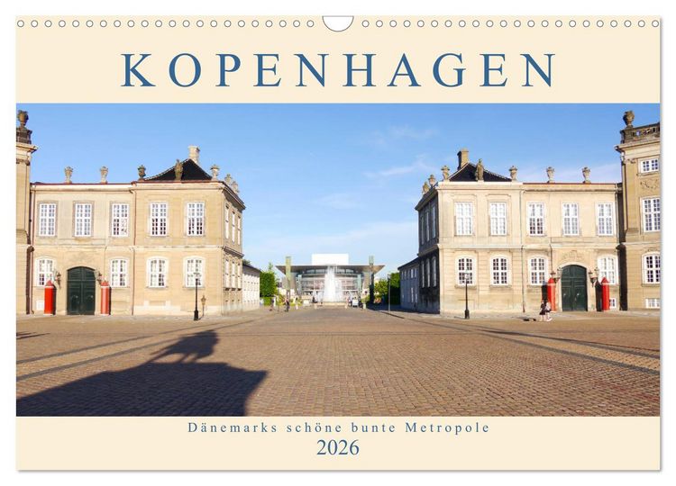 Produktbild: Kopenhagen. D&auml;nemarks sch&ouml;ne bunte Metropole (Wandkalender 2026 DIN A3 quer), CALVENDO Monatskalender