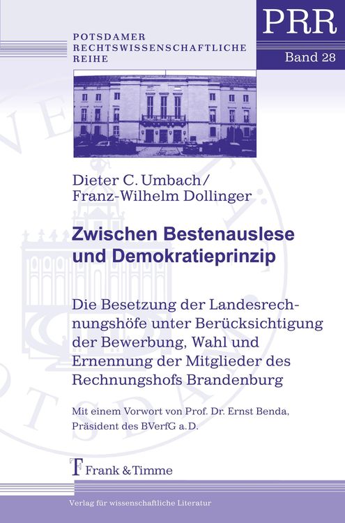 Produktbild: Zwischen Bestenauslese und Demokratieprinzip