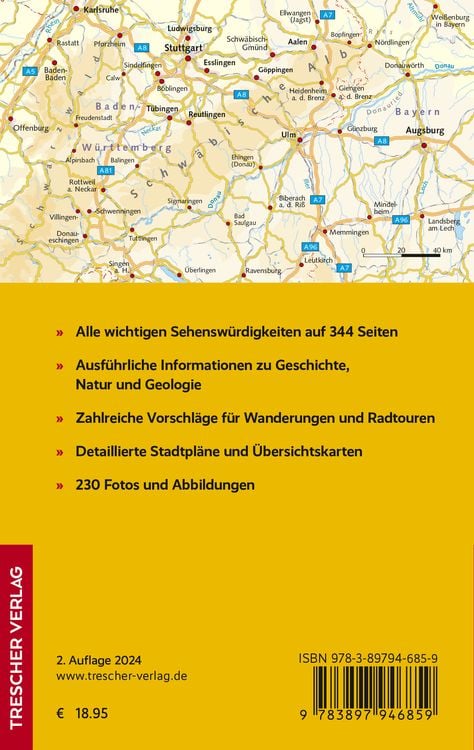 Produktbild: TRESCHER Reiseführer Schwäbische Alb