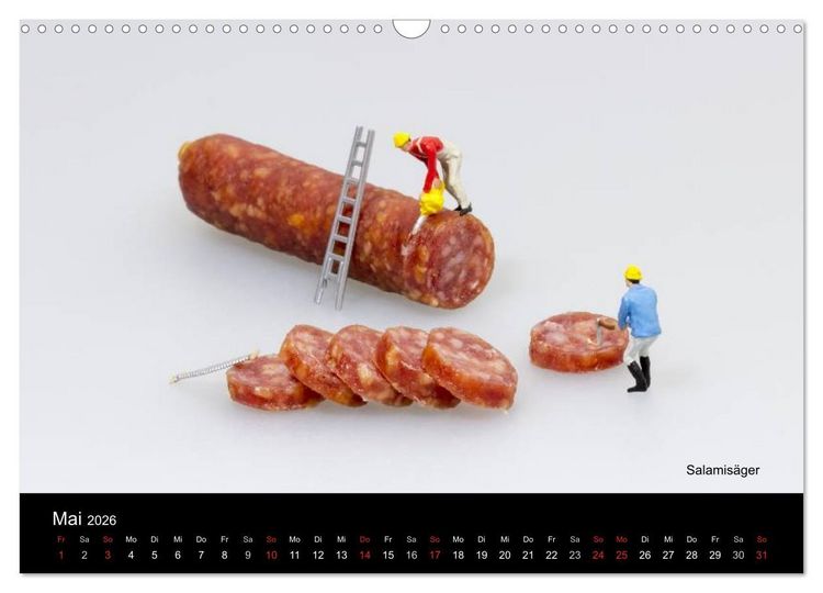 Produktbild: Tomatenmaler ... und andere Mini-Welten (Wandkalender 2026 DIN A3 quer), CALVENDO Monatskalender