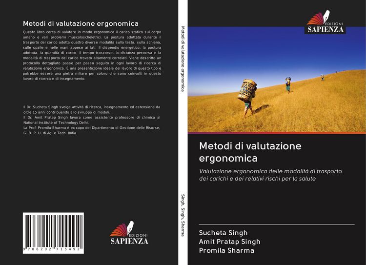 Produktbild: Metodi di valutazione ergonomica