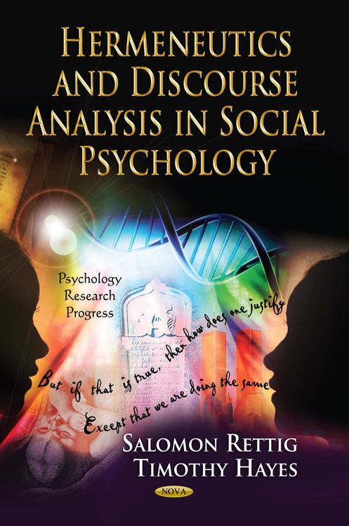 Produktbild: Hermeneutics and Discourse Analysis in Social Psychology