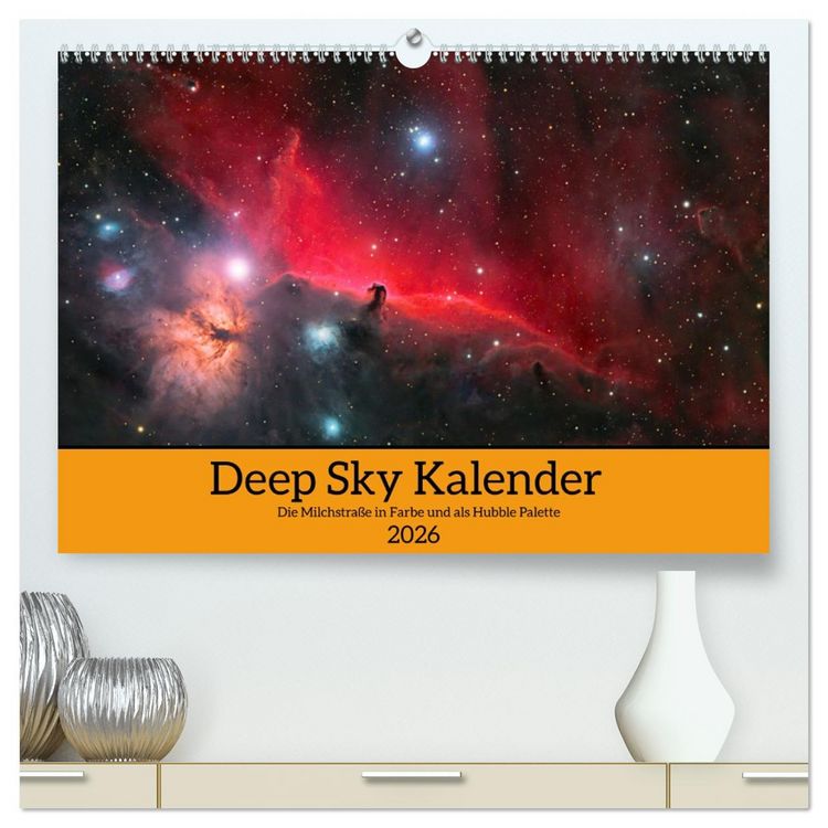 Produktbild: Deep Sky Kalender (hochwertiger Premium Wandkalender 2026 DIN A2 quer), Kunstdruck in Hochglanz