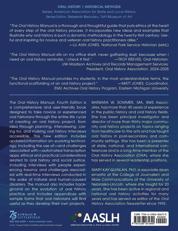 Produktbild: Oral History Manual