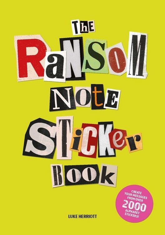 Produktbild: The Ransom Note Sticker Book
