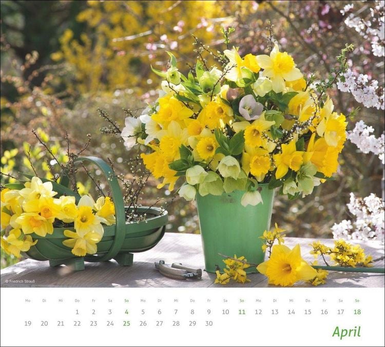 Produktbild: times&more Blumen Bildkalender 2027