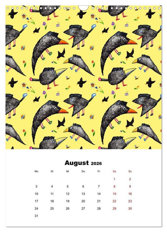 Produktbild: MUSTERMACKE (Wandkalender 2026 DIN A3 hoch), CALVENDO Monatskalender