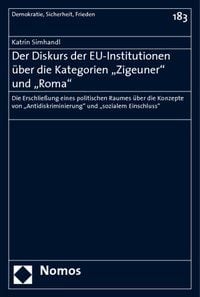 Produktbild: Der Diskurs der EU-Institutionen &uuml;ber die Kategorien "Zigeuner" und "Roma"