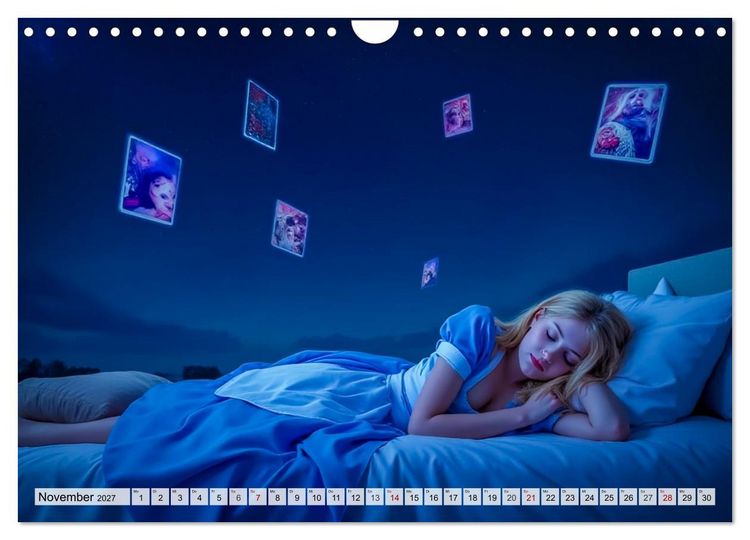 Produktbild: Alice &ndash; Eine Reise durch das Wunderland (Wandkalender 2027 DIN A4 quer), CALVENDO Monatskalender