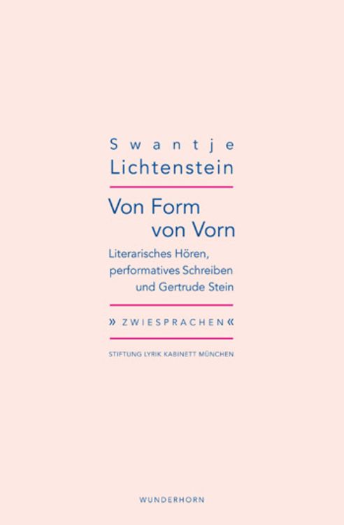 Bild vom Artikel Von Form von Vorn vom Autor Swantje Lichtenstein