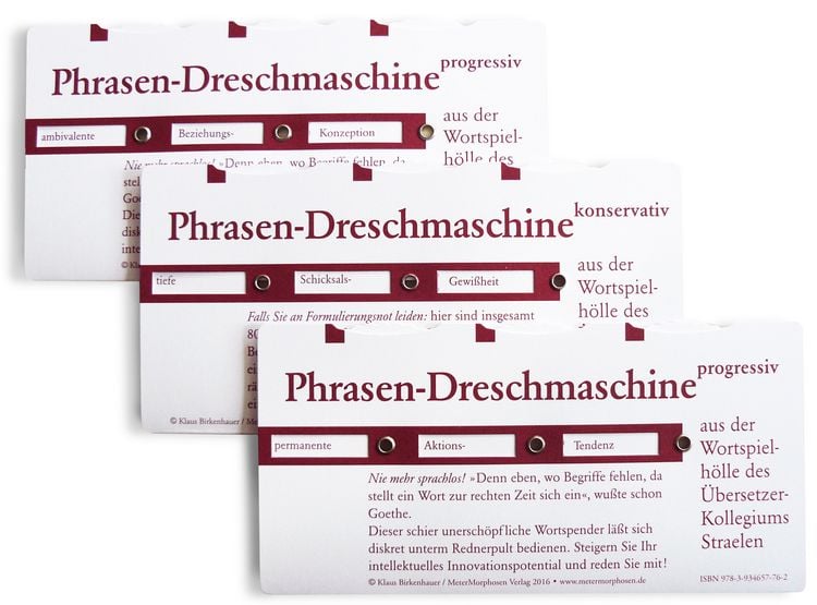 Produktbild: Die Phrasen-Dreschmaschine
