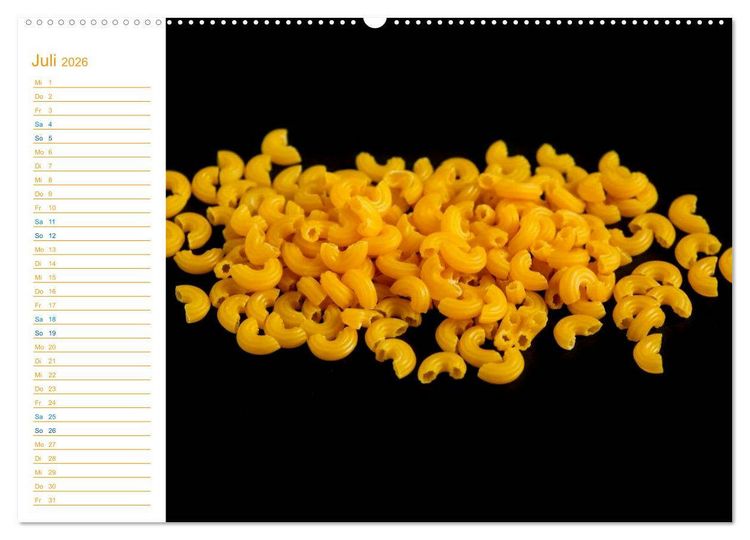 Produktbild: Pasta (hochwertiger Premium Wandkalender 2026 DIN A2 quer), Kunstdruck in Hochglanz
