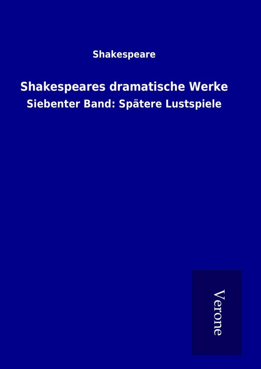 Produktbild: Shakespeares dramatische Werke