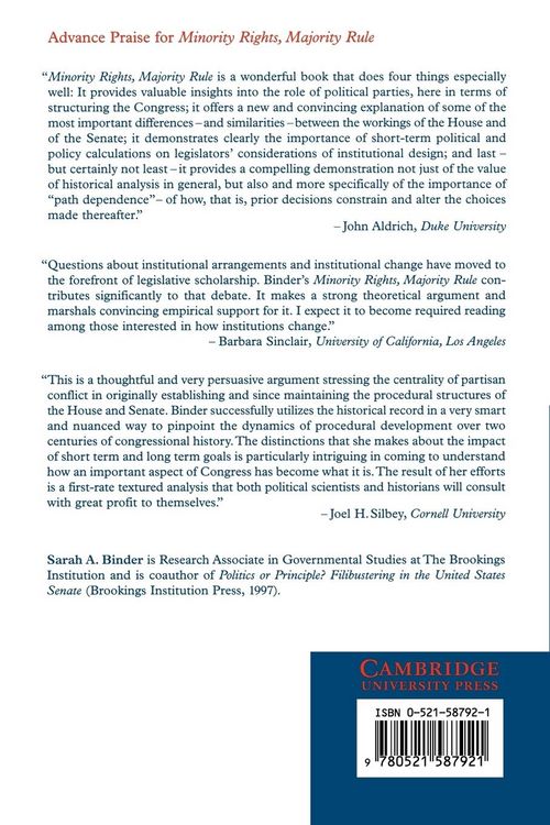 Produktbild: Minority Rights, Majority Rule