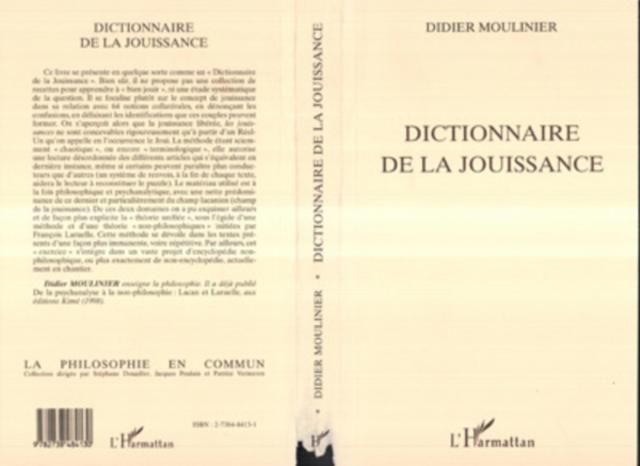 Produktbild: Dictionnaire de la jouissance