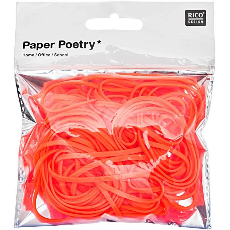 Produktbild: Gummib&auml;nder neon orange