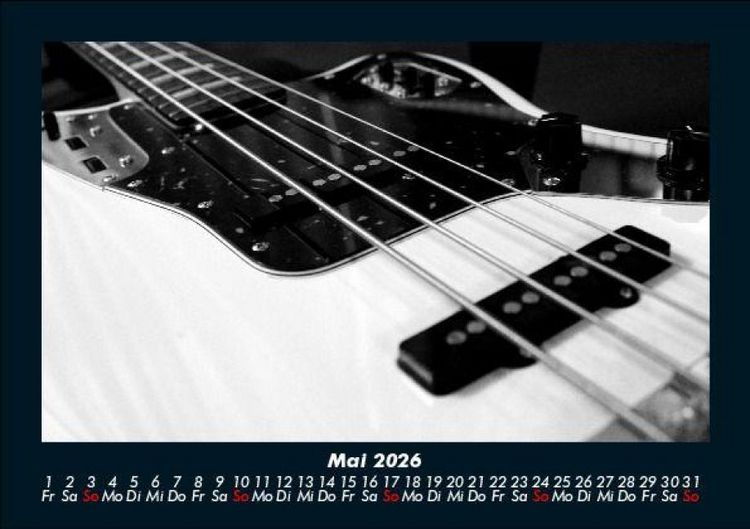 Produktbild: Musik 2026 Fotokalender DIN A5