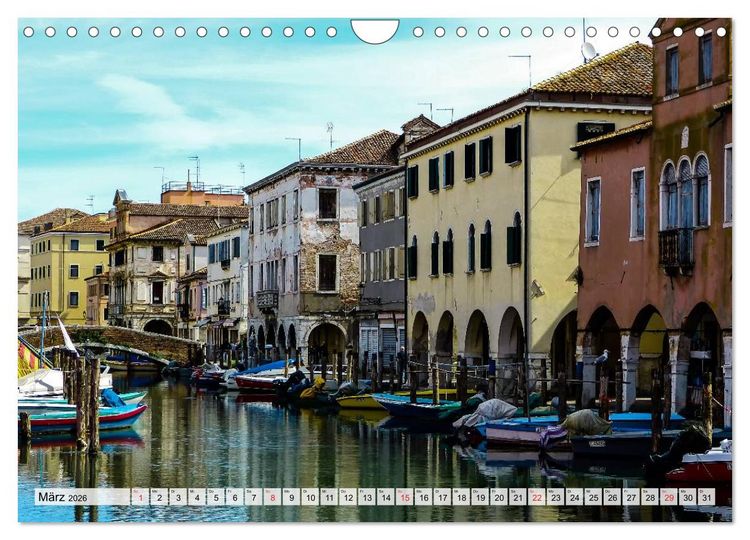Produktbild: Chioggia - Venedigs kleine Schwester (Wandkalender 2026 DIN A4 quer), CALVENDO Monatskalender