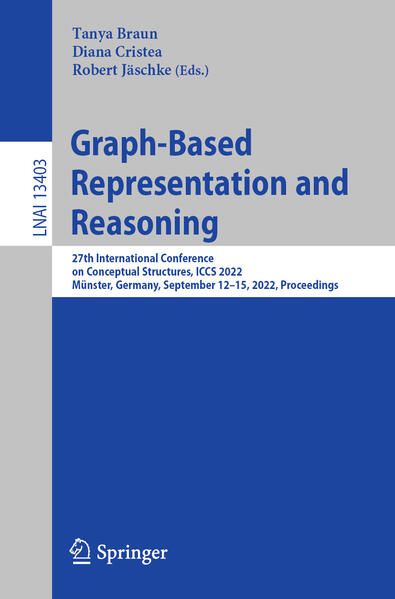 Produktbild: Graph-Based Representation and Reasoning