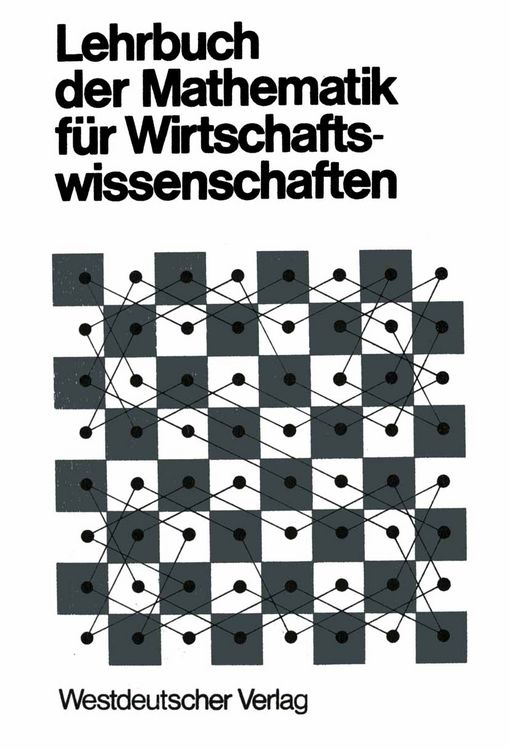 Produktbild: Lehrbuch der Mathematik f&uuml;r Wirtschaftswissenschaften