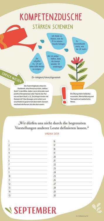Produktbild: Immerw&auml;hrender Teamkalender. F&uuml;r ein gutes Miteinander