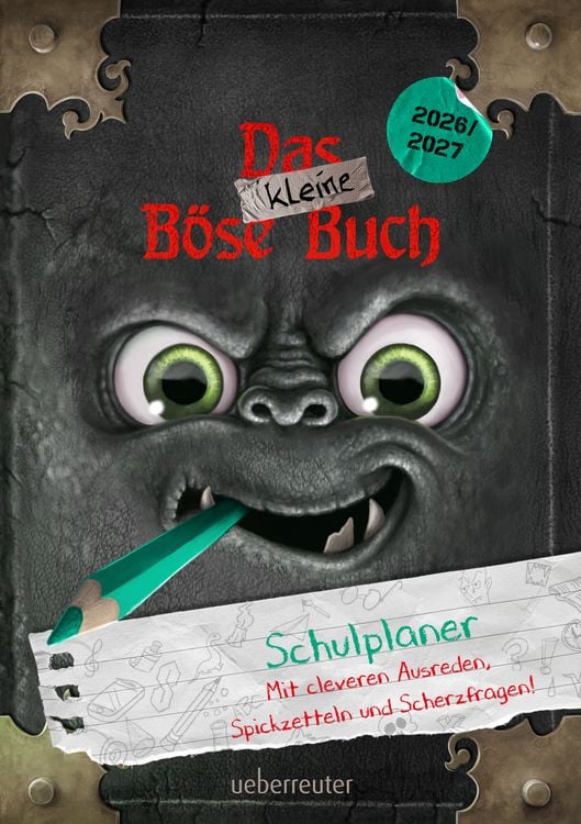 Produktbild: Das kleine Böse Buch – Schulplaner 2026/2027 (Das kleine Böse Buch)