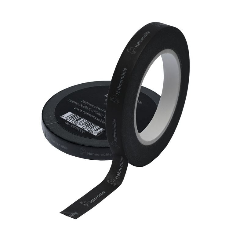 Produktbild: Hahnem&uuml;hle Masking Tape schwarz, 6 mm x 20m